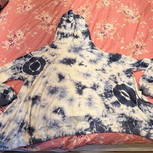 Krista Larson Bode Sweatshirt Tie Dye - Denim Tie Dye LCJ - NWT - OS